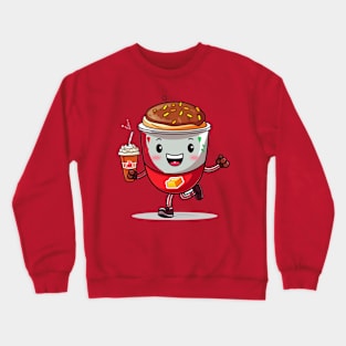 Kawaii  junk food T-Shirt cute  funny Crewneck Sweatshirt